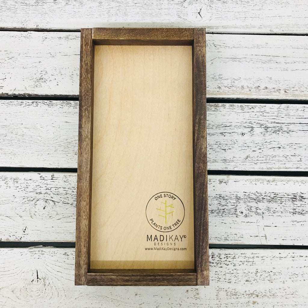 "We Still Do" Personalized Anniversary Gift Sign on Wood with 1" Walnut Frame