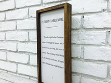 Load image into Gallery viewer, &quot;&#39;Twas The Night Before Christmas&quot; Wooden Sign