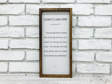 Load image into Gallery viewer, &quot;&#39;Twas The Night Before Christmas&quot; Wooden Sign