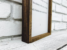 Load image into Gallery viewer, &quot;&#39;Twas The Night Before Christmas&quot; Wooden Sign