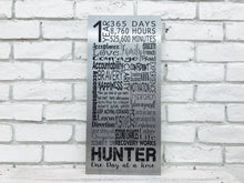 Load image into Gallery viewer, Anniversary Personalized Subway Sign Metal