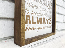 Load image into Gallery viewer, &quot;Grandma and Grandpa&#39;s House Rules&quot; Wooden Sign