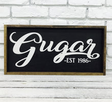 Load image into Gallery viewer, Personalized Family Name Framed Wooden Sign