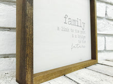 Load image into Gallery viewer, &quot;Family a Link to The Past...&quot; Wooden Sign