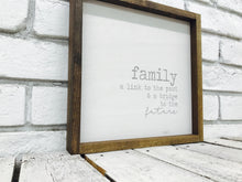 Load image into Gallery viewer, &quot;Family a Link to The Past...&quot; Wooden Sign