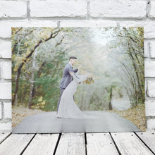 Load image into Gallery viewer, Wedding Engagement Photography on Tin