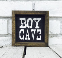 Load image into Gallery viewer, &quot;Boy Cave&quot; Wooden Sign