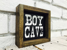 Load image into Gallery viewer, &quot;Boy Cave&quot; Wooden Sign