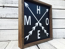 Load image into Gallery viewer, &quot;Home Arrow&quot; Wooden Farmhouse Home Decor Sign