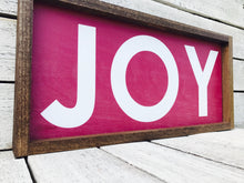 Load image into Gallery viewer, &quot;JOY&quot; Wooden Christmas Sign