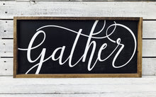 Load image into Gallery viewer, &quot;Gather New&quot; Wooden Farmhouse Sign