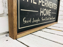 Load image into Gallery viewer, Personalized Family Name Wooden Framed Sign