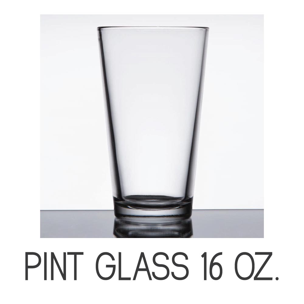 Personalized Dad Established Engraved 16 oz. Pint Glass